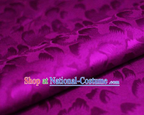 Chinese Classical Pattern Design Rosy Brocade Satin Cheongsam Silk Fabric Chinese Traditional Satin Fabric Material