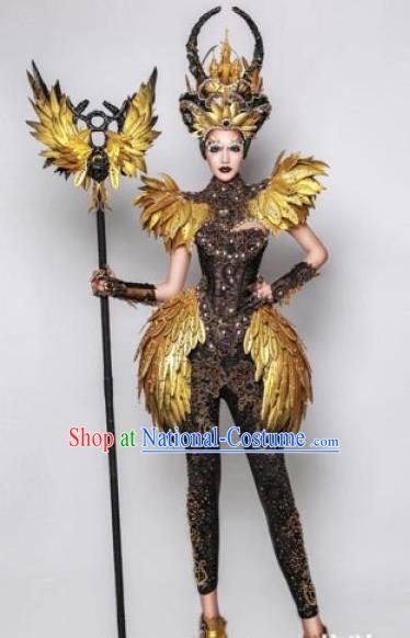 Handmade Modern Fancywork Stage Show Clothing Halloween Cosplay Queen Fancy Ball Costume for Women