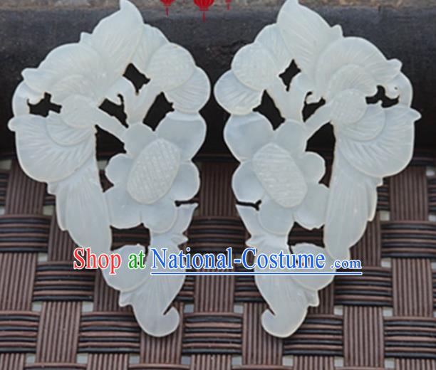 Handmade Chinese Ancient Carving Jade Pendant Traditional Jade Craft Jewelry Decoration Accessories