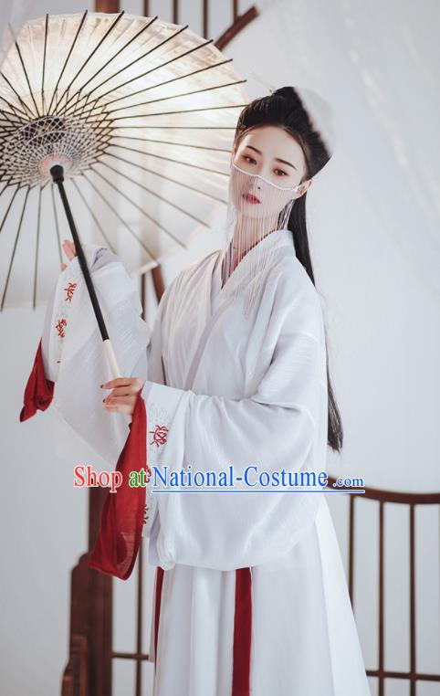 Chinese Ancient Palace Princess Hanfu Dress Traditional Drama Jin Dynasty Court Historical Costume for Women