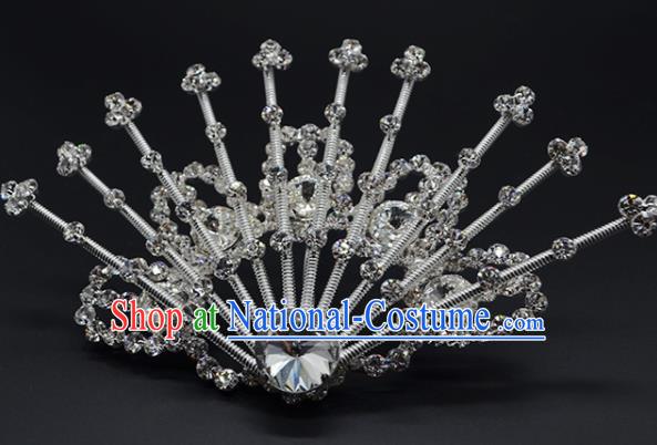 Chinese Handmade Beijing Opera Crystal Hairpins Traditional Ancient Princess Hair Accessories for Women