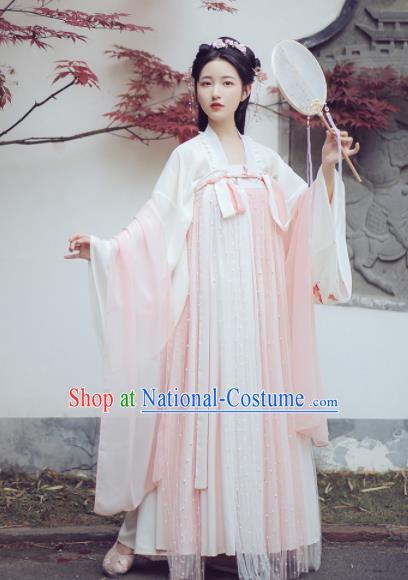 Ancient Chinese Tang Dynasty Princess Hanfu Dress Traditional Palace Court Historical Costume for Women