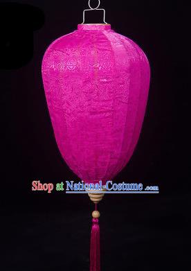 Handmade Traditional Chinese Lantern Ceiling Lamp Rosy Lanterns New Year Lantern