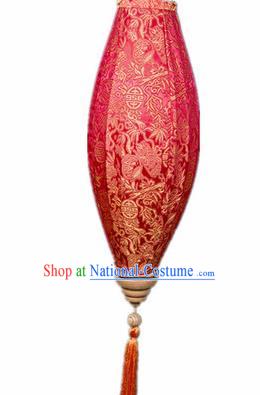 Handmade Chinese Traditional Lantern Red Silk Lanterns Ceiling Lamp New Year Lantern