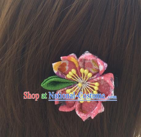 Traditional Japan Little Sakura Hair Claw Japanese Kimono Hair Accessories for Women