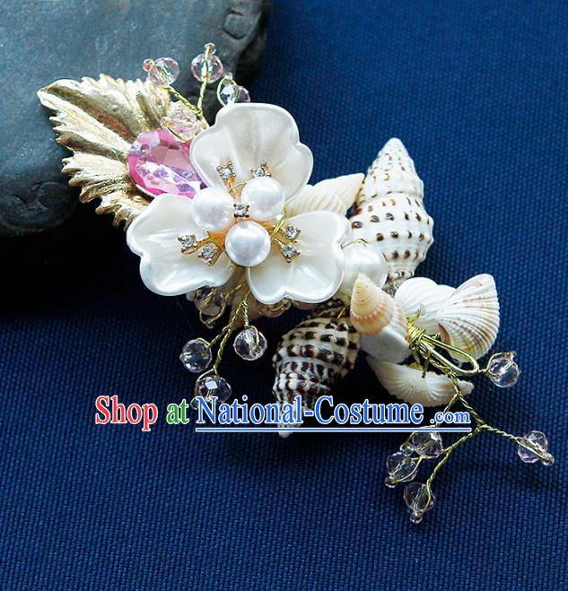 China Ancient Princess Conch Hair Claw Hairpins Chinese Traditional Hanfu Hair Accessories for Women