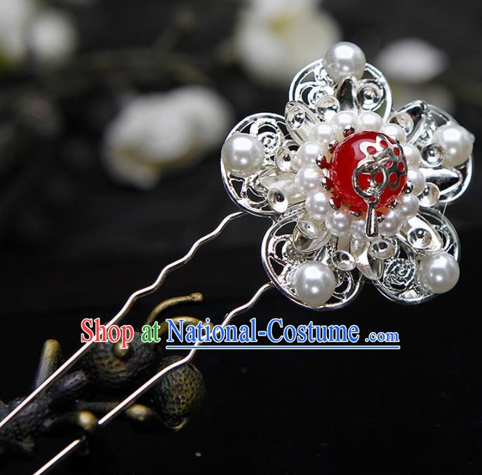 China Ancient Princess Plum Blossom Hairpins Chinese Traditional Hanfu Hair Accessories for Women