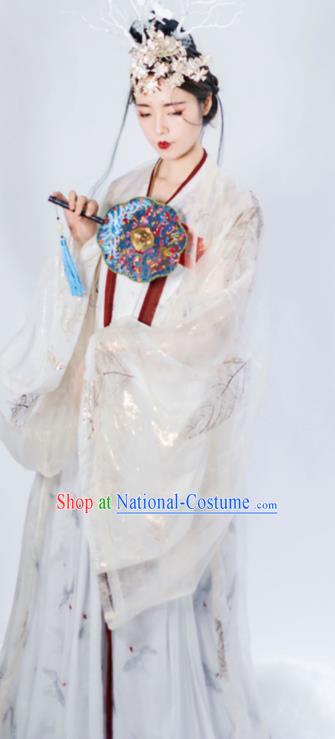 Chinese Tang Dynasty Historical Costume Ancient Imperial Consort Traditional Hanfu Dress for Women