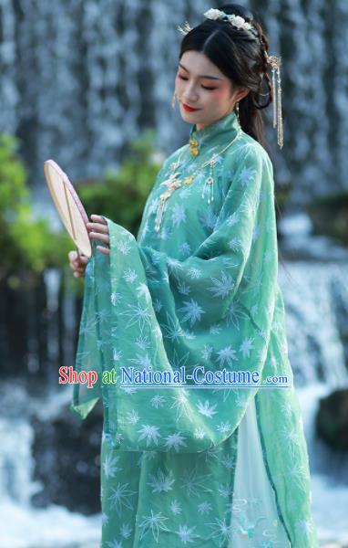 Chinese Traditional Ming Dynasty Female Historical Costume Ancient Aristocratic Dowager Hanfu Dress for Women