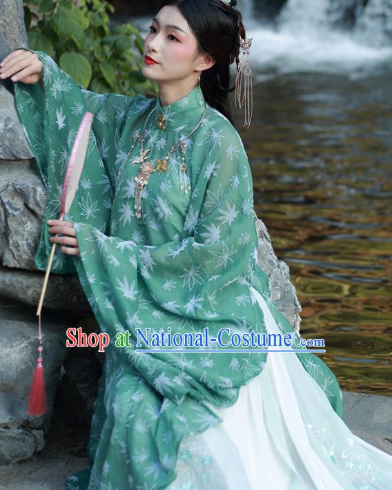 Chinese Traditional Ming Dynasty Female Historical Costume Ancient Aristocratic Dowager Hanfu Dress for Women