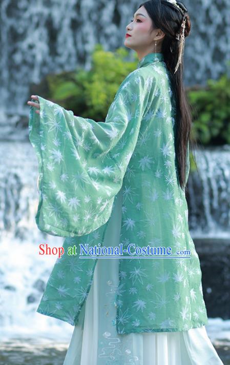 Chinese Traditional Ming Dynasty Female Historical Costume Ancient Aristocratic Dowager Hanfu Dress for Women