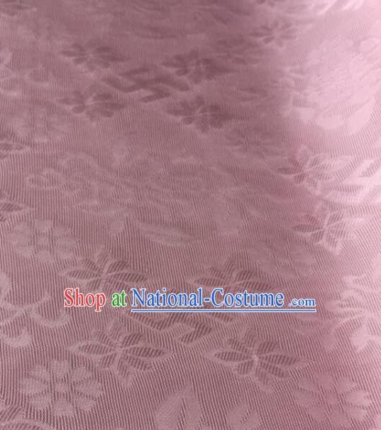 Chinese Traditional Rich Flowers Pattern Design Pink Brocade Fabric Asian Silk Fabric Chinese Fabric Material