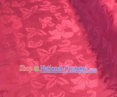 Chinese Traditional Vine Pattern Design Peach Pink Brocade Fabric Asian Silk Fabric Chinese Fabric Material