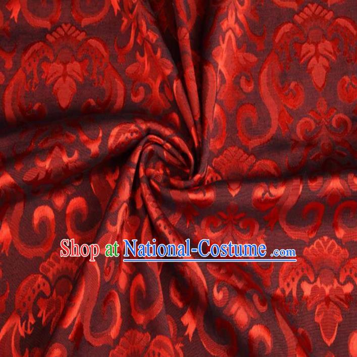 Chinese Classical Didymaotus Pattern Design Black Brocade Traditional Hanfu Silk Fabric Tang Suit Fabric Material