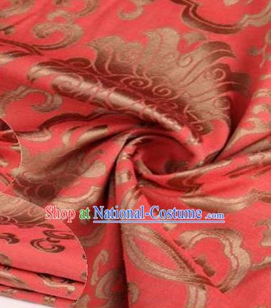 Chinese Classical Didymaotus Pattern Design Brocade Traditional Hanfu Silk Fabric Tang Suit Fabric Material