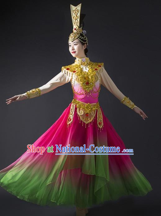 Chinese Traditional Dance Bichunmoo Dress Classical Dance Stage Performance Costume for Women