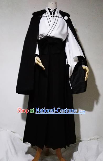 Chinese Traditional Cosplay Warrior Costume Ancient Swordsman Hanfu Clothing for Men