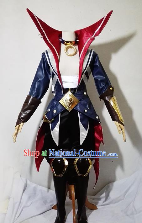 Chinese Traditional Cosplay Knight Costume Ancient Swordsman Clothing for Men