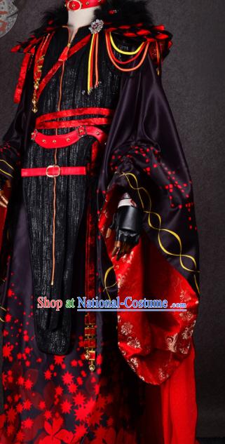 Chinese Traditional Cosplay Royal Highness Wedding Costume Ancient Swordsman Hanfu Clothing for Men