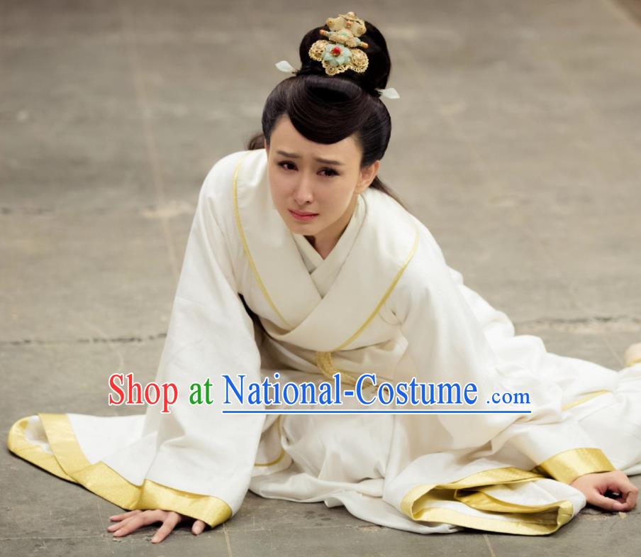 Chinese Ancient Shang Dynasty Queen Jiang Drama The Legend of Deification Costume for Women