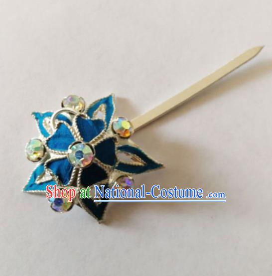 Chinese Ancient Court Princess Hairpins Plum Hair Clip Traditional Beijing Opera Diva Hair Accessories for Adults