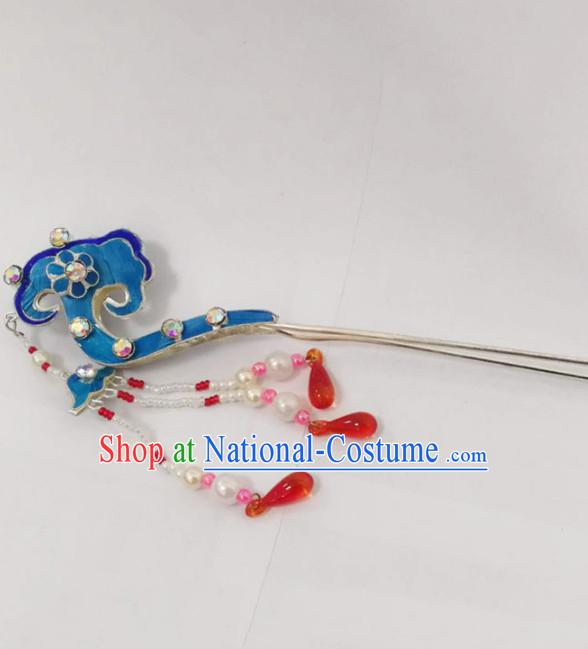 Chinese Ancient Court Princess Auspicious Clouds Hairpins Traditional Beijing Opera Diva Hair Accessories for Adults