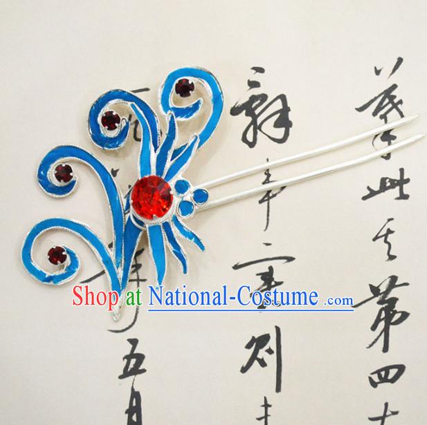 Chinese Ancient Princess Hairpins Palace Hair Clip Traditional Beijing Opera Diva Court Hair Accessories for Adults