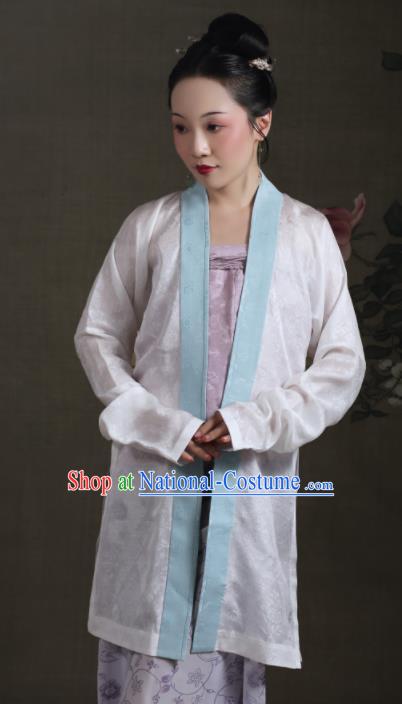 Chinese Ancient Song Dynasty Young Lady Hanfu Dress Traditional Rich Dowager Replica Costume for Women