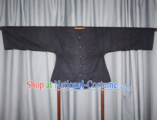 Chinese Traditional Drama Manchu Costume Ancient Qing Dynasty Mandarin Jacket for Men