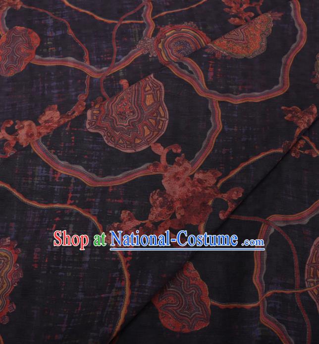 Traditional Chinese Classical Pattern Design Gambiered Guangdong Gauze Asian Brocade Silk Fabric