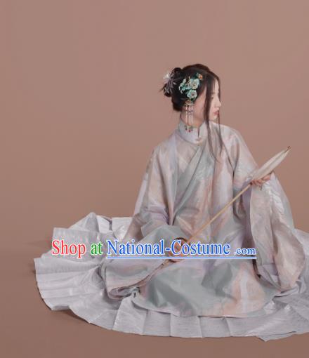 Chinese Traditional Ming Dynasty Nobility Lady Hanfu Dress Ancient Court Princess Replica Costume for Women