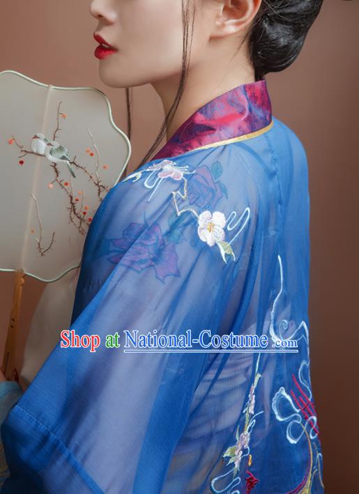 Chinese Traditional Song Dynasty Young Lady Hanfu Dress Ancient Court Princess Replica Costume for Women