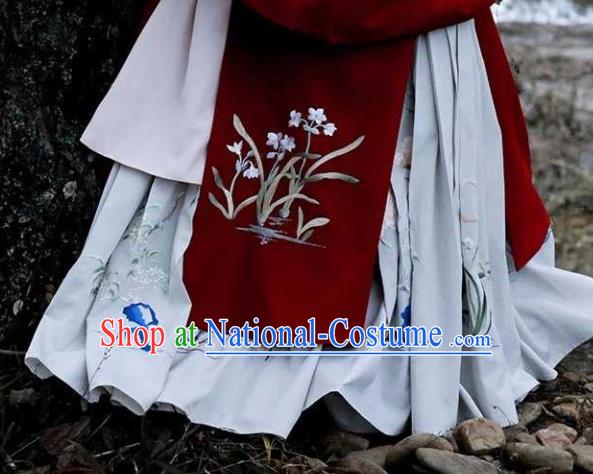 Traditional Chinese Ming Dynasty Palace Princess Hanfu Dress Ancient Court Wedding Replica Costumes for Women