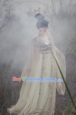 Traditional Chinese Tang Dynasty Imperial Concubine Hanfu Dress Ancient Goddess Princess Replica Costumes for Women