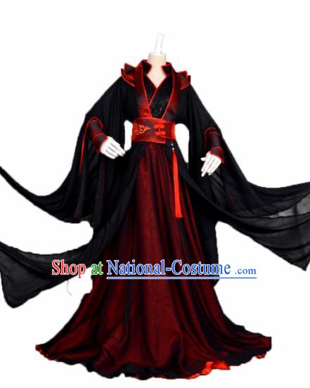 Customized Chinese Cosplay Swordsman Costume Ancient Drama Character Wei Wuxian Clothing for Men