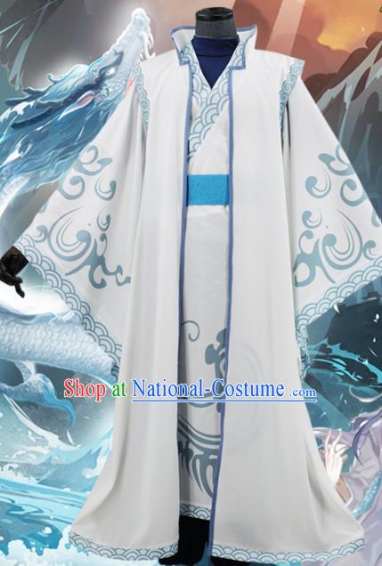 Customized Chinese Cosplay Young Hero Costume Ancient Film Ne Zha Swordsman Clothing for Men