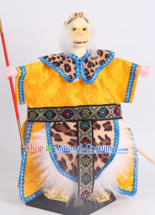 Traditional Chinese Handmade Monkey King Puppet Marionette Puppets String Puppet Wooden Image Arts Collectibles