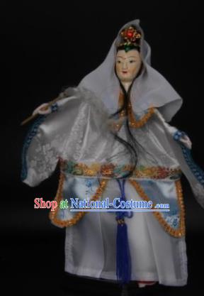 Chinese Traditional Beijing Opera Avalokitesvara Marionette Puppets Handmade Puppet String Puppet Wooden Image Arts Collectibles