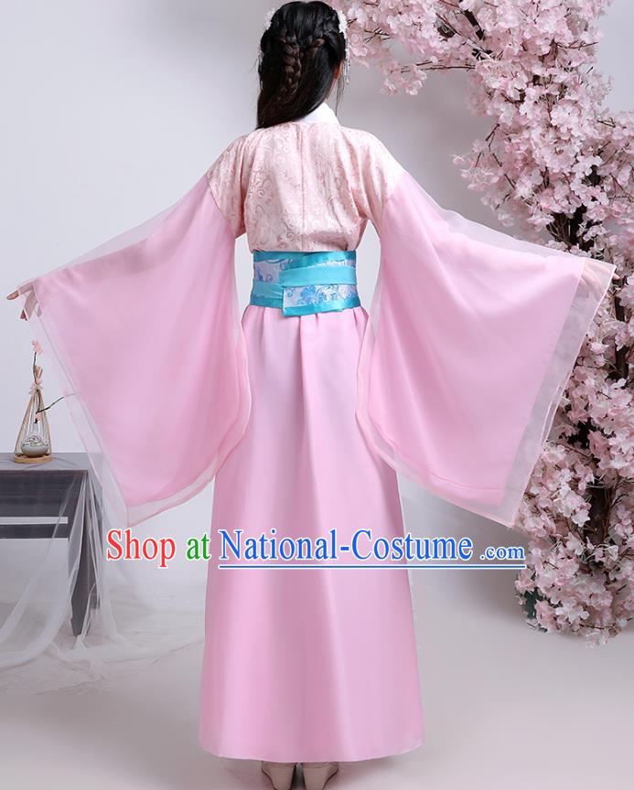 Traditional Chinese Han Dynasty Court Lady Hanfu Dress Ancient Drama Replica Costumes for Women