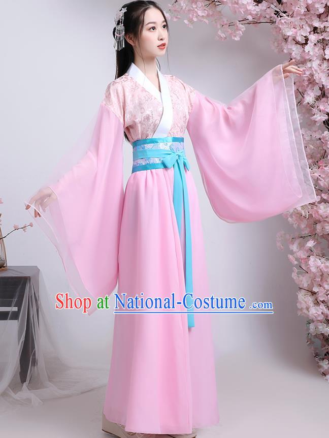 Traditional Chinese Han Dynasty Court Lady Hanfu Dress Ancient Drama Replica Costumes for Women