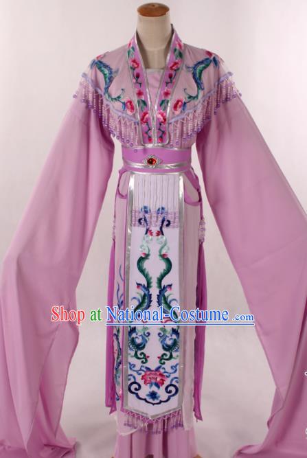 Traditional Chinese Shaoxing Opera Seven Fairy Pink Dress Ancient Peking Opera Diva Costume for Women