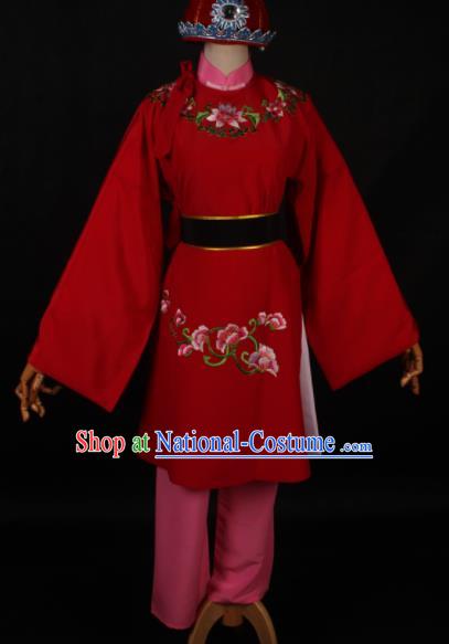 Traditional Chinese Shaoxing Opera Clown Costume Ancient Buffoon Embroidered Clothing for Men