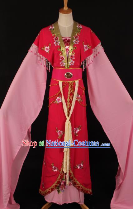 Chinese Traditional Shaoxing Opera Countess Rosy Dress Ancient Peking Opera Actress Costume for Women