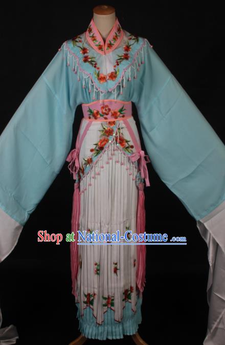 Traditional Chinese Shaoxing Opera Actress Lin Daiyu Dress Ancient Peking Opera Rich Lady Costume for Women