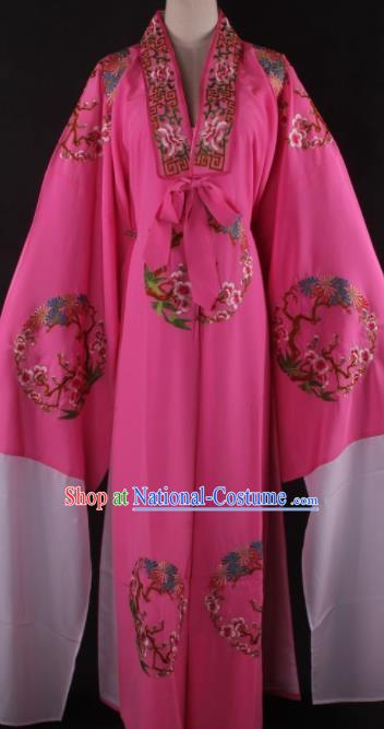 Traditional Chinese Shaoxing Opera Niche Gifted Scholar Rosy Robe Ancient Childe Costume for Men