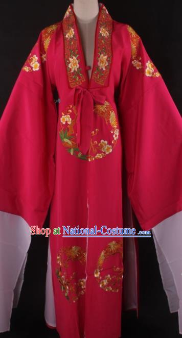 Traditional Chinese Shaoxing Opera Niche Gifted Scholar Peach Pink Robe Ancient Childe Costume for Men