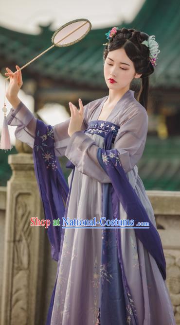 Chinese Ancient Drama Palace Princess Hanfu Dress Traditional Tang Dynasty Court Lady Replica Costumes for Women