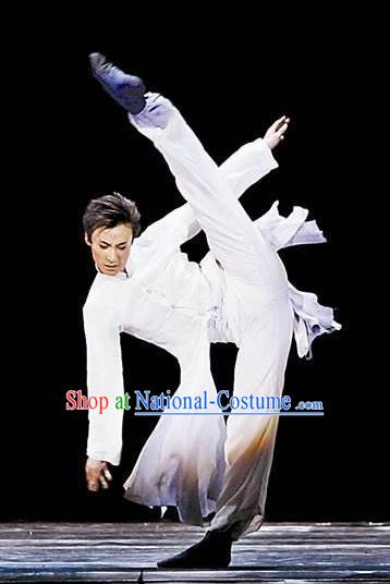 Traditional Chinese Classical Dance Cheng Feng Gui Qu Costume Solo Dance Clothing for Men