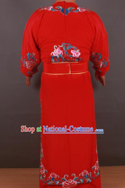 Chinese Shaoxing Opera Niche Jia Baoyu Red Robe Traditional Ancient Gifted Scholar Childe Costume for Men