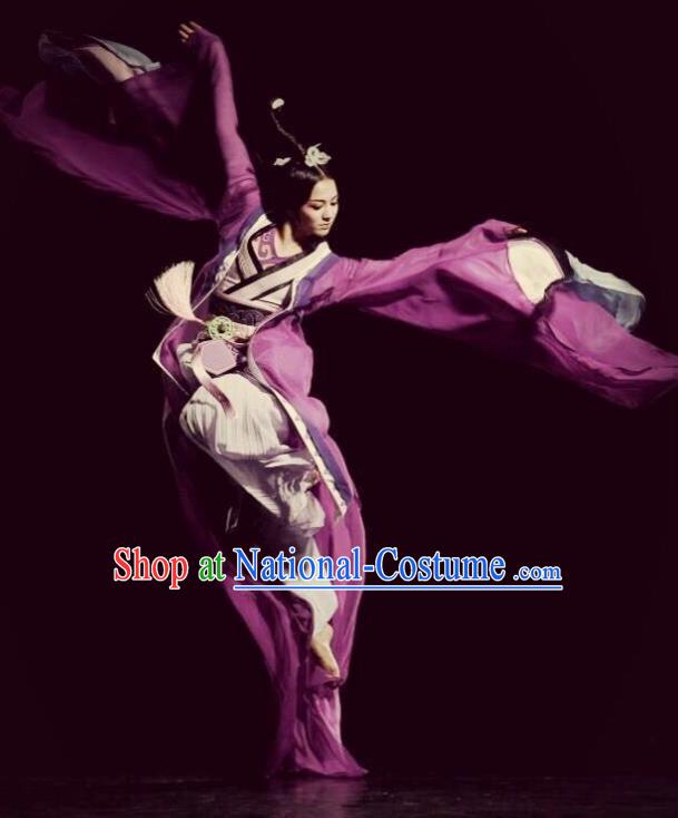 Traditional Chinese Classical Dance Luo Shen Zhen Fu Costume Stage Show Beautiful Dance Dress for Women